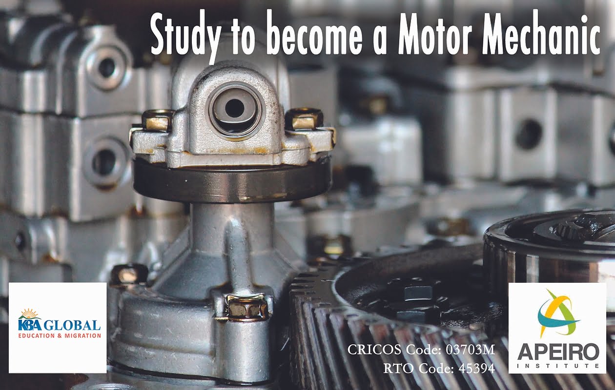 Learn how you can study to a Motor Mechanic