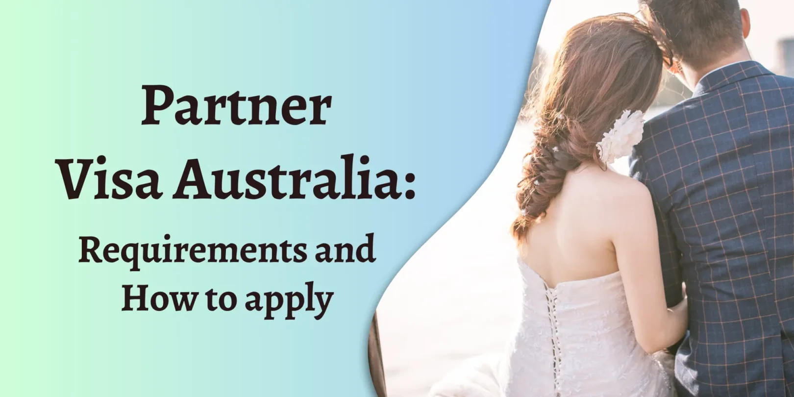 a couple after successfully obtain a partner visa got married