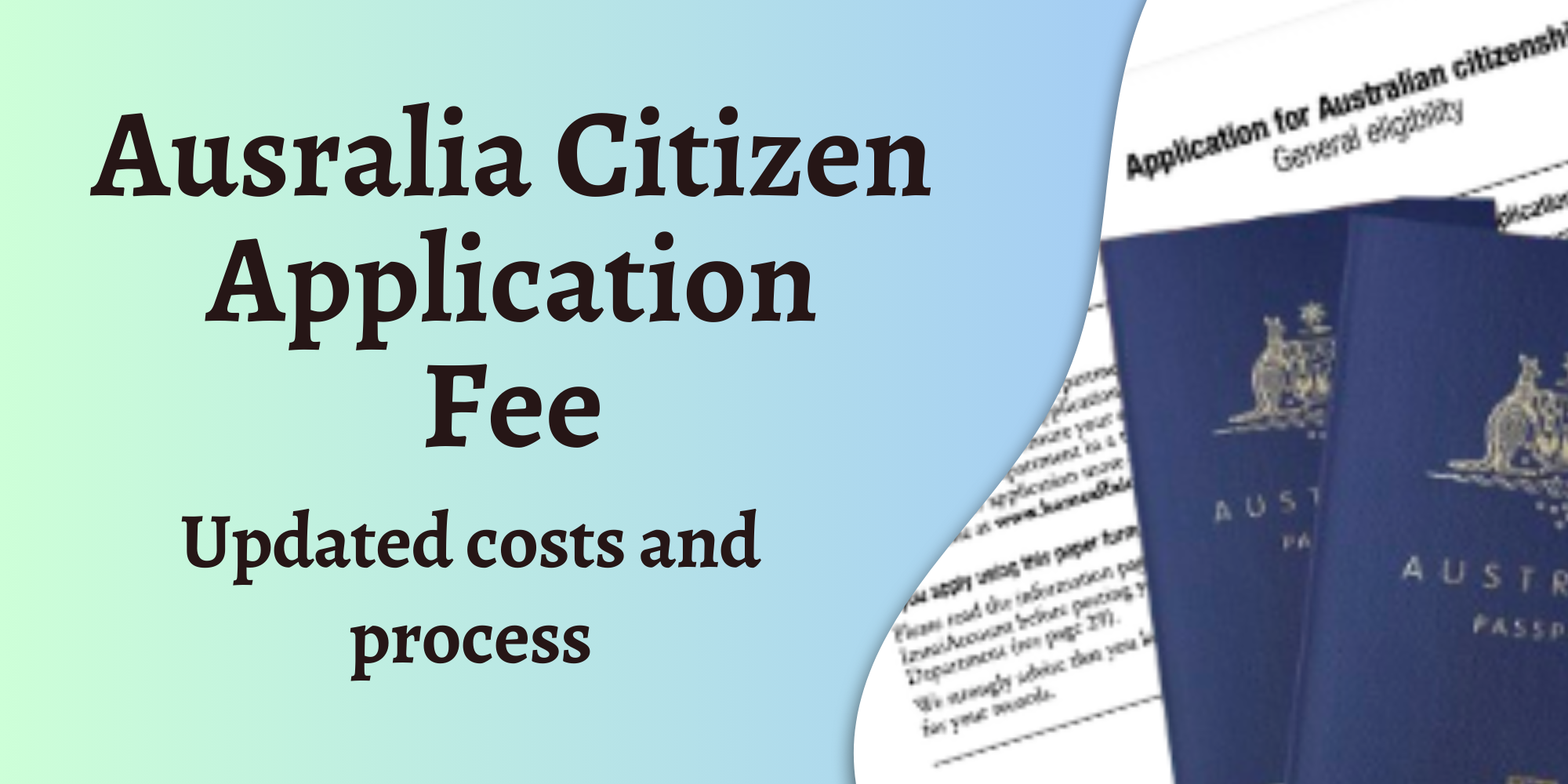 Citizenship Application Fee Updated Costs and Process