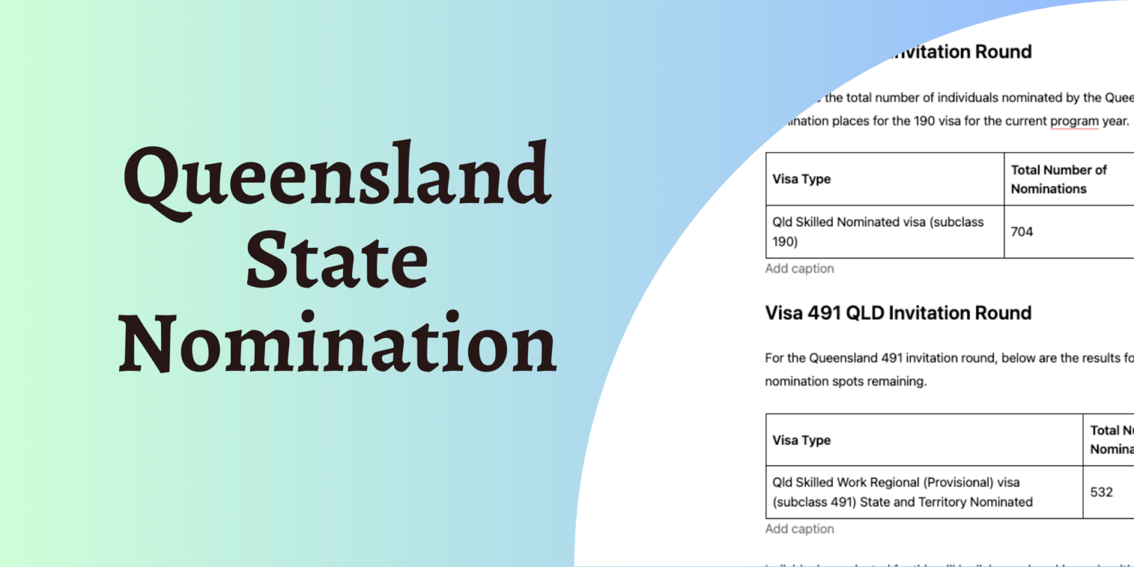 queensland state nomination image thumbnail