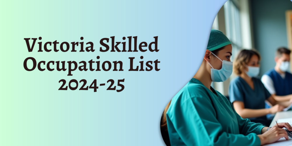 Victoria Skilled Occupation List 2024-2025